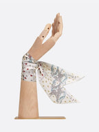 Tarot Micha Silk Scarf White Dior