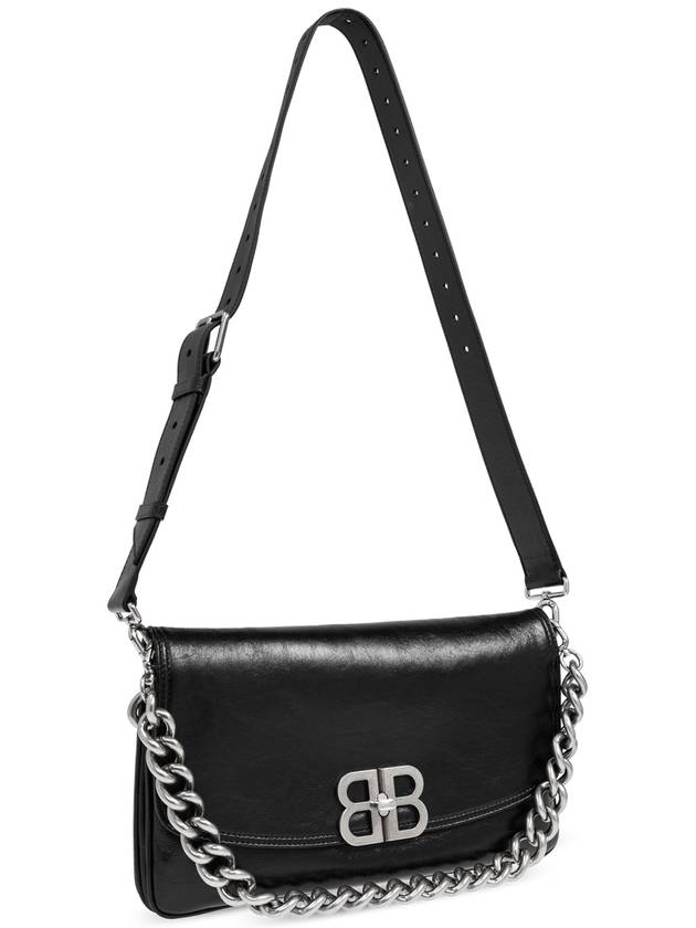 Balenciaga Balenciaga Shoulder Bag BB Soft Medium, Women's, Black