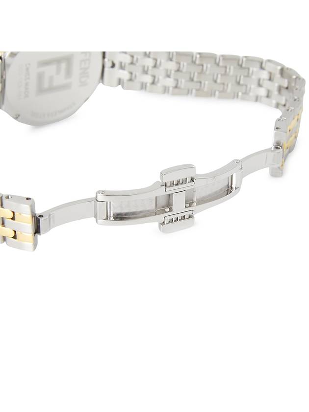Fendi Forever Fendi Round 30mm Stainless Steel Watch Gold