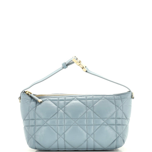 Dior DiorTravel Nomad Pouch Macrocannage Quilt Calfskin Medium