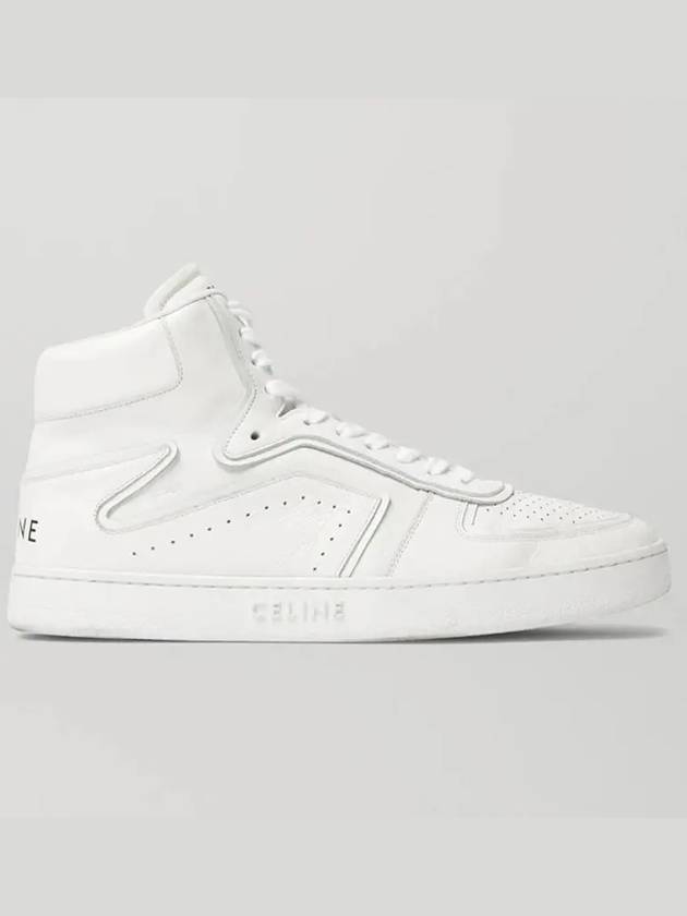 CELINE Men's Z Trainer High Top Sneakers White
