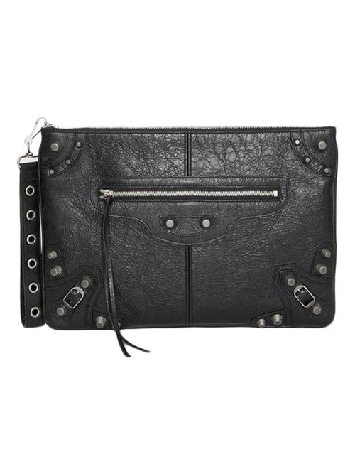 Balenciaga Le Cagole Large Clutch Bag Black