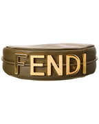 FENDI Fendigraphy Small Leather Hobo Bag