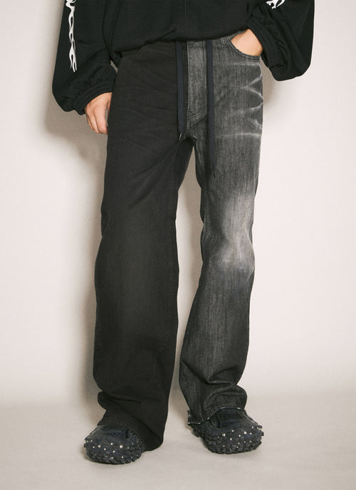Balenciaga Men Fifty-Fifty Jeans