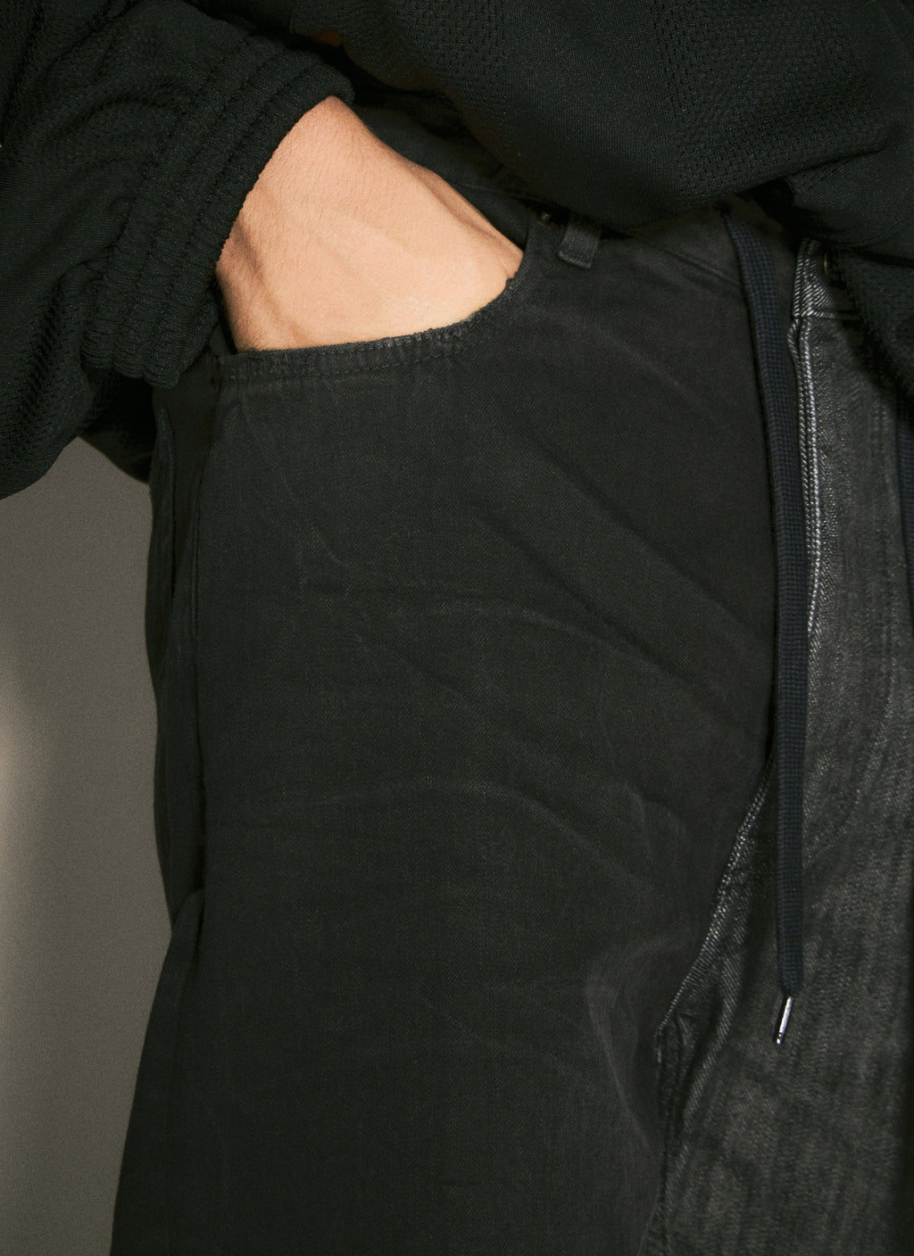 Balenciaga Men Fifty-Fifty Jeans