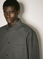 Balenciaga Men Checked Outerwear Shirt
