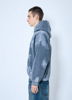 Balenciaga Men Logo Print Hooded Sweatshirt
