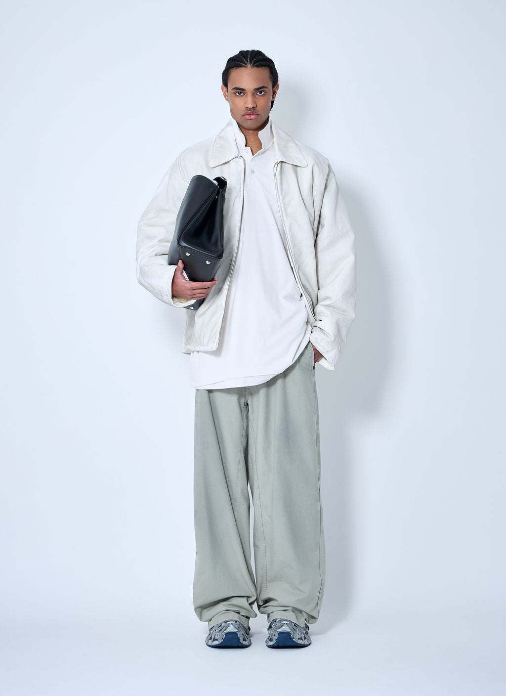 Balenciaga Men Minimal Cargo Pants