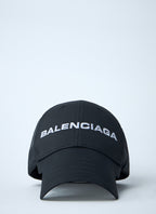 Balenciaga Men Logo Motif Baseball Cap