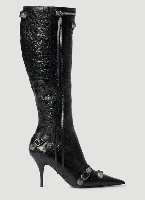 Balenciaga Women Cagole High Heel Calf Boots