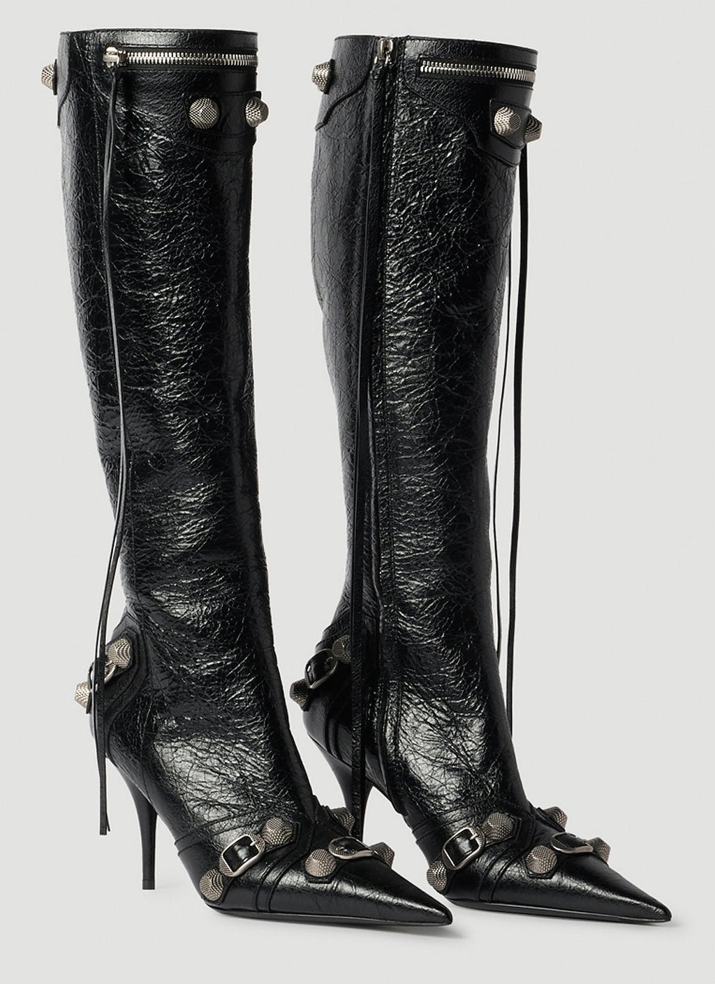 Balenciaga Women Cagole High Heel Calf Boots