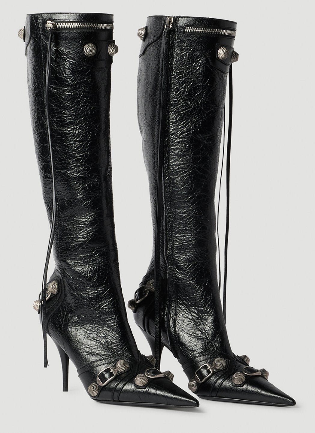Balenciaga Women Cagole High Heel Calf Boots