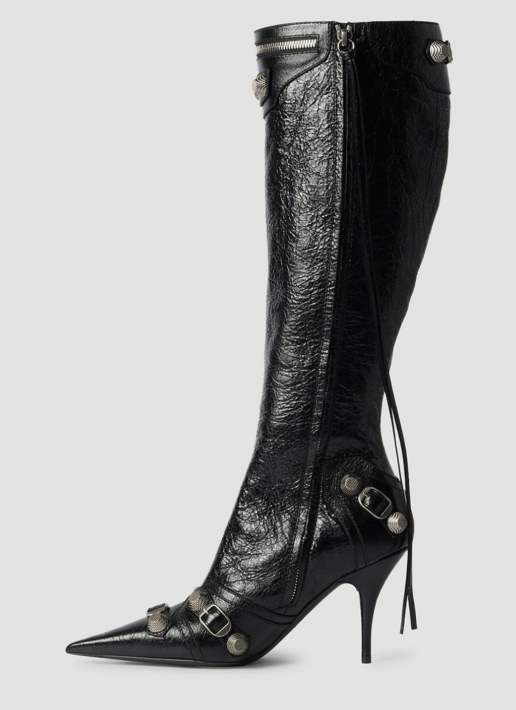 Balenciaga Women Cagole High Heel Calf Boots