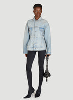 Balenciaga Women Hourglass Denim Jacket