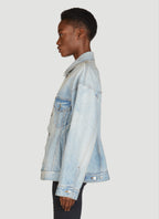 Balenciaga Women Hourglass Denim Jacket