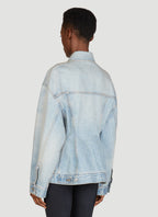 Balenciaga Women Hourglass Denim Jacket