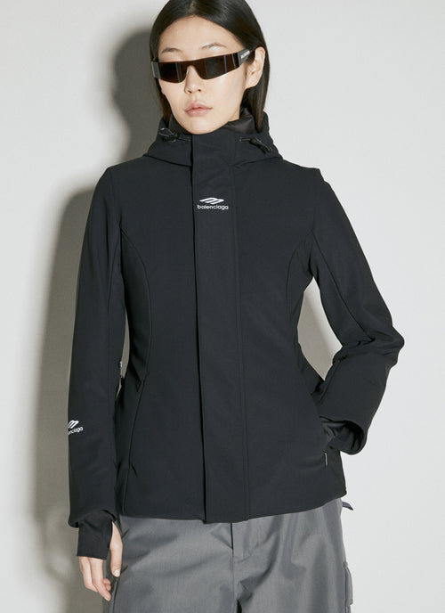 Balenciaga Women 3B Sports Icon Ski Hourglass Parka