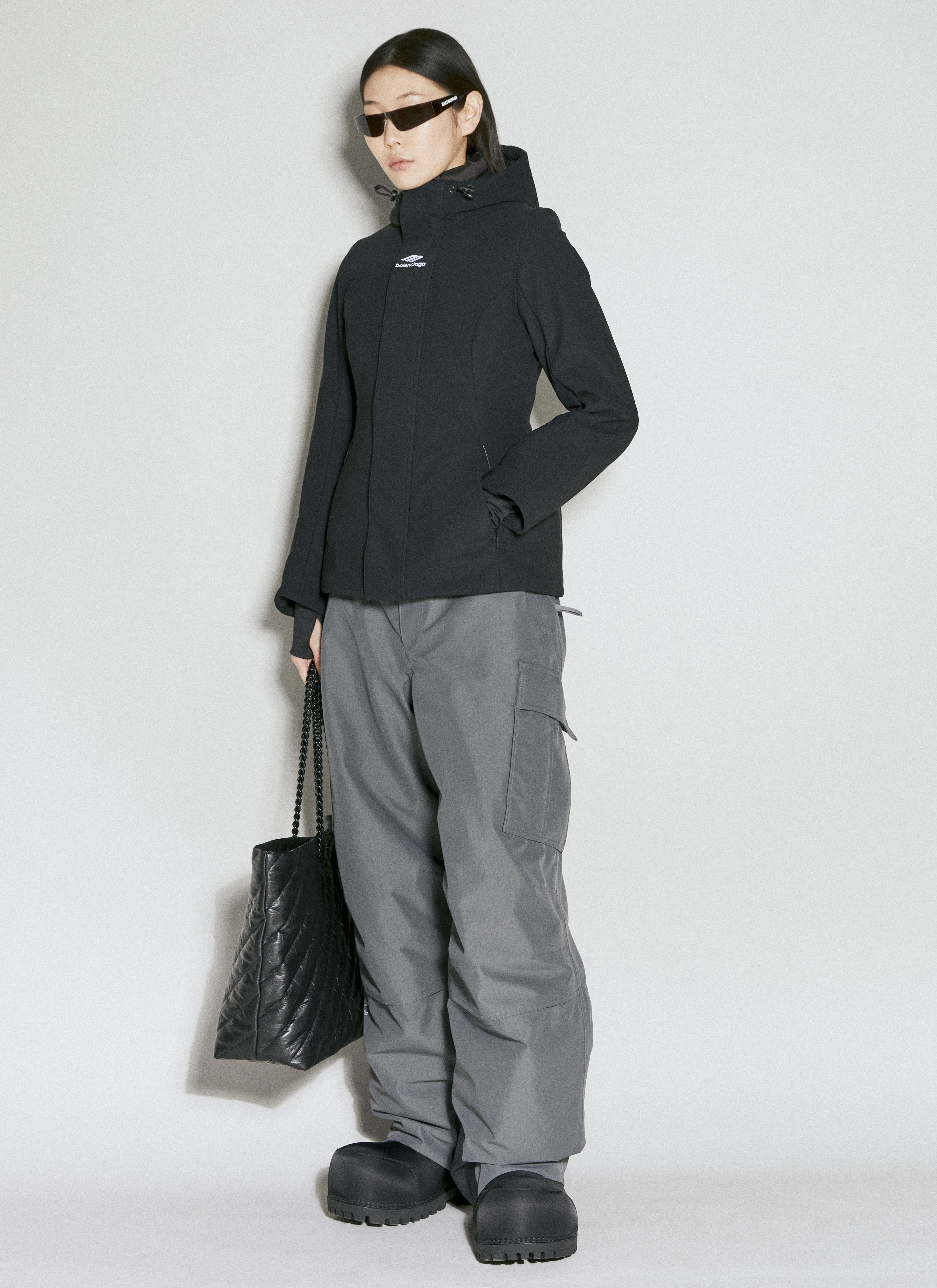 Balenciaga Women 3B Sports Icon Ski Hourglass Parka