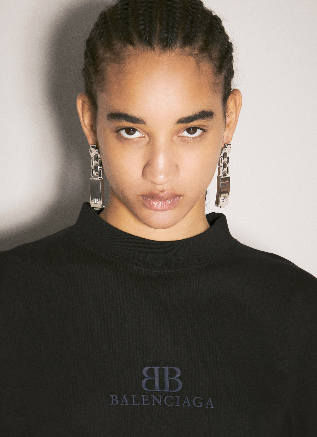 Balenciaga Women 24/7 Long Earrings