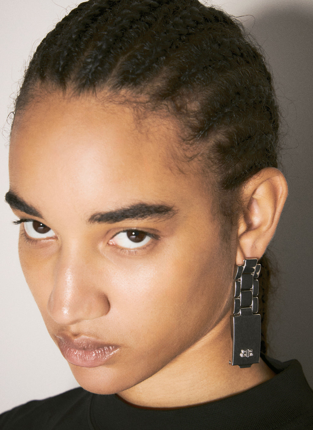 Balenciaga Women 24/7 Long Earrings