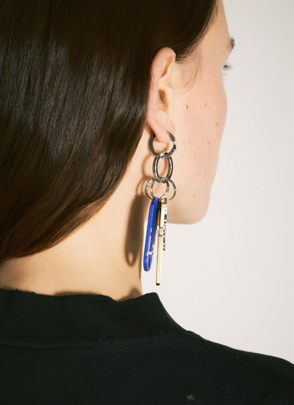 Balenciaga Women Old School Earrings