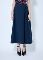 Balenciaga Women Cotton Midi Skirt