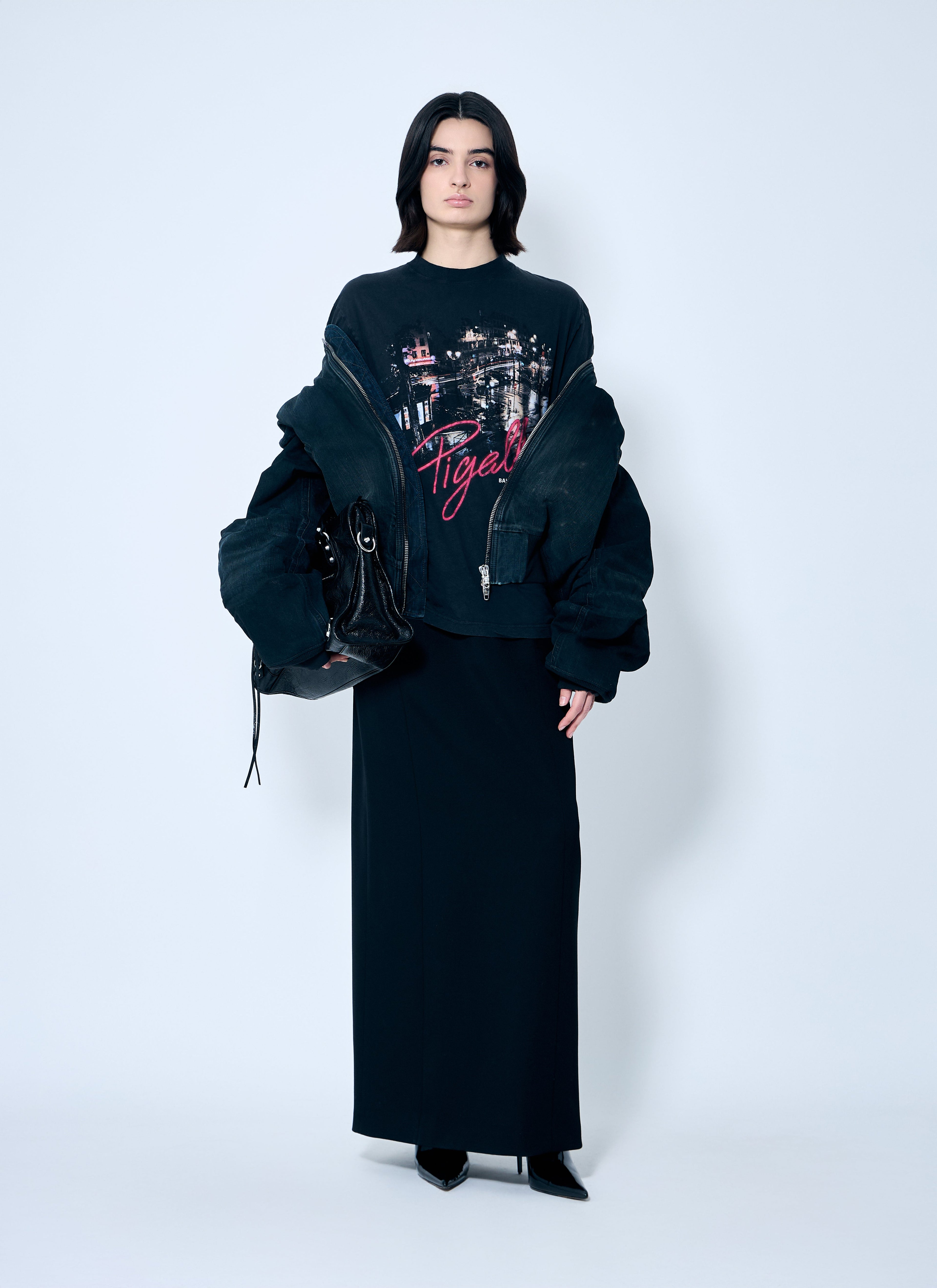 Balenciaga Women Pigalle Print T-Shirt