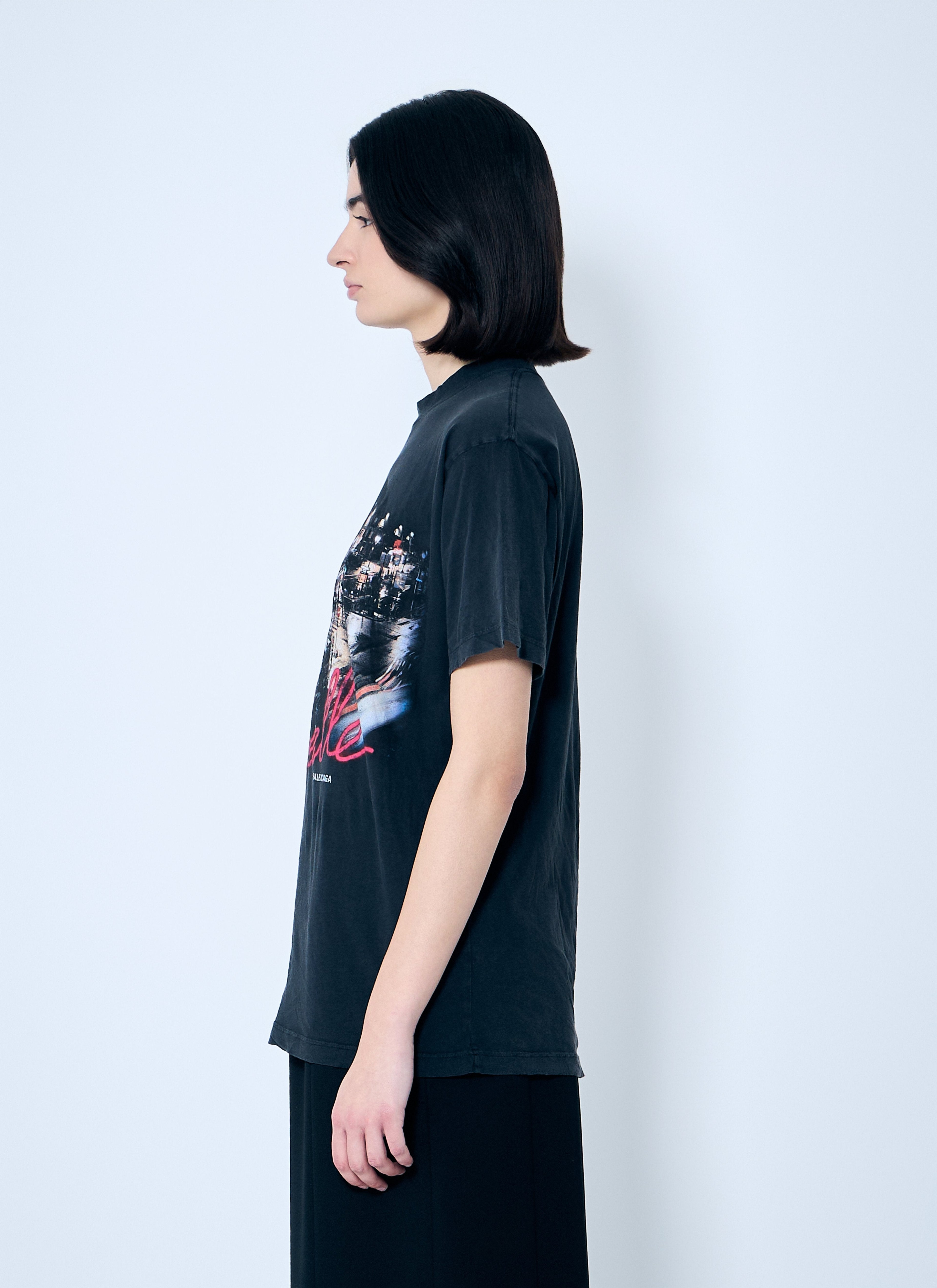 Balenciaga Women Pigalle Print T-Shirt