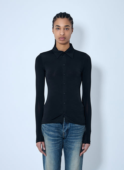 Balenciaga Women Button-Down Shirt