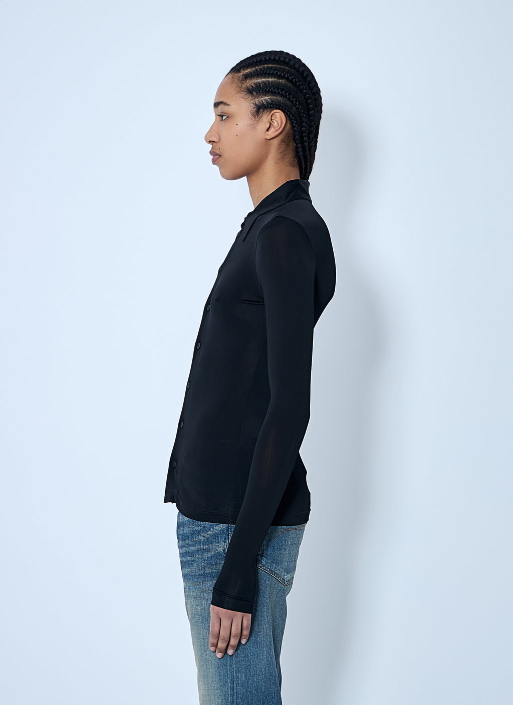 Balenciaga Women Button-Down Shirt