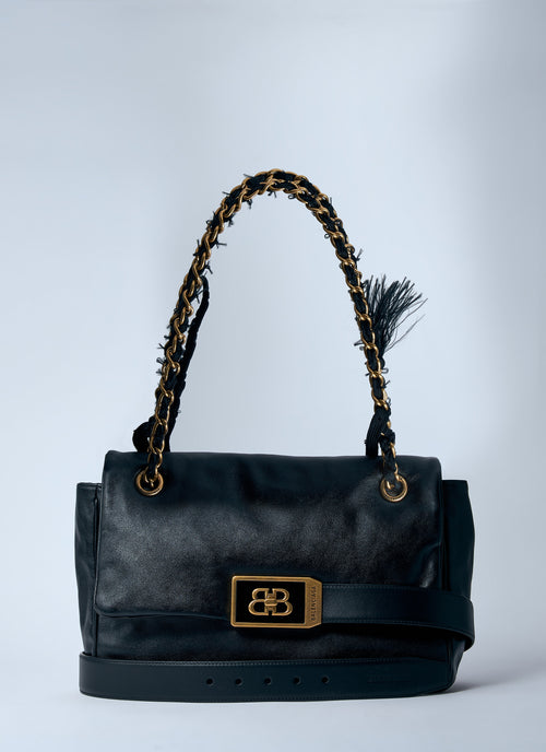 Balenciaga Women Modu Flap Shoulder Bag