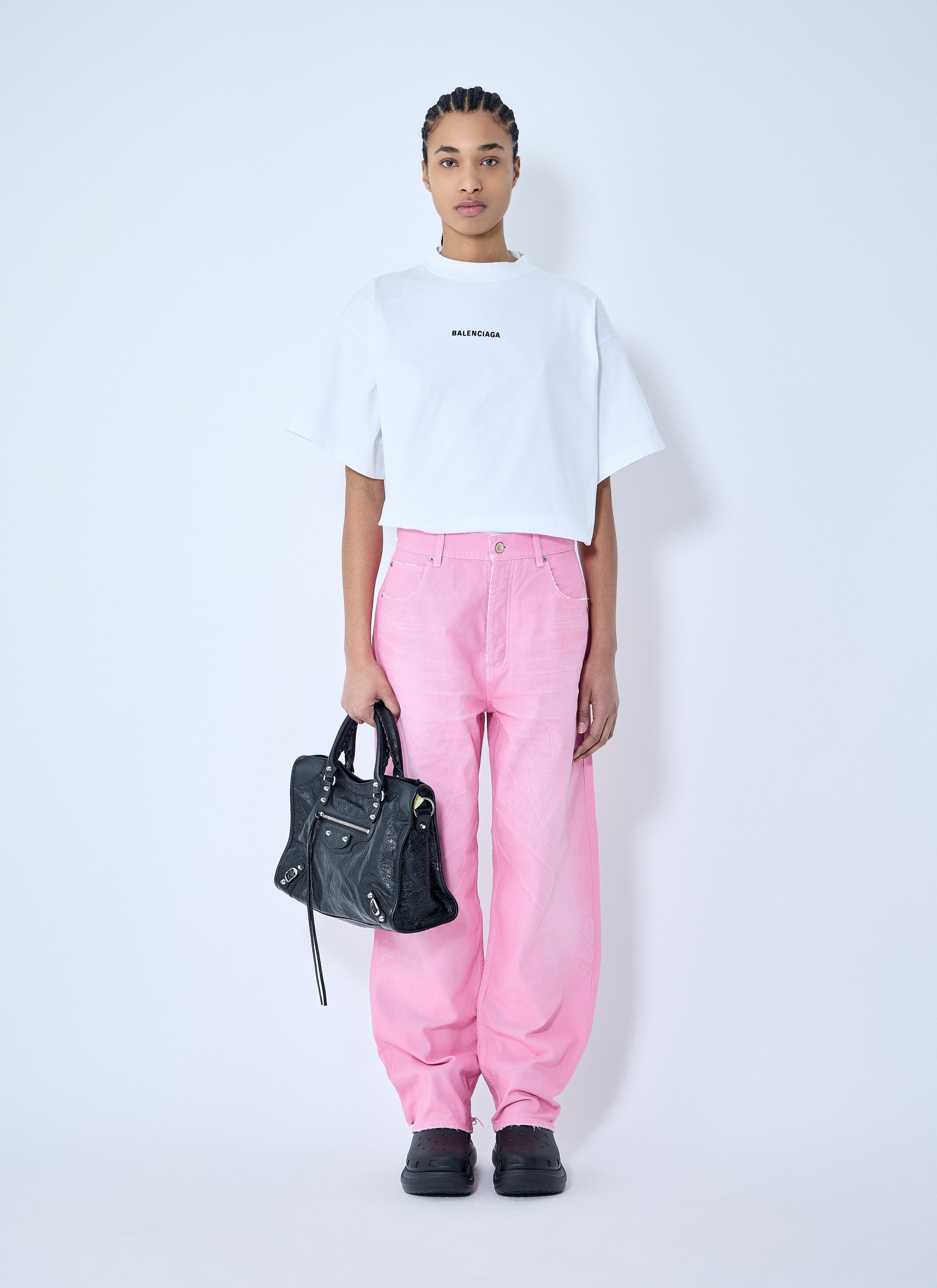 Balenciaga Women Loose Denim Jeans