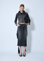 Balenciaga Women Lace-Up Skirt