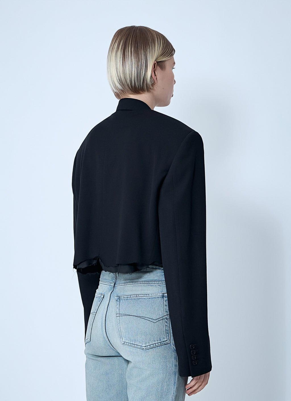 Balenciaga Women Cut-Off Blazer