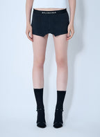 Balenciaga Women Cut-Off Brief Mini Skirt