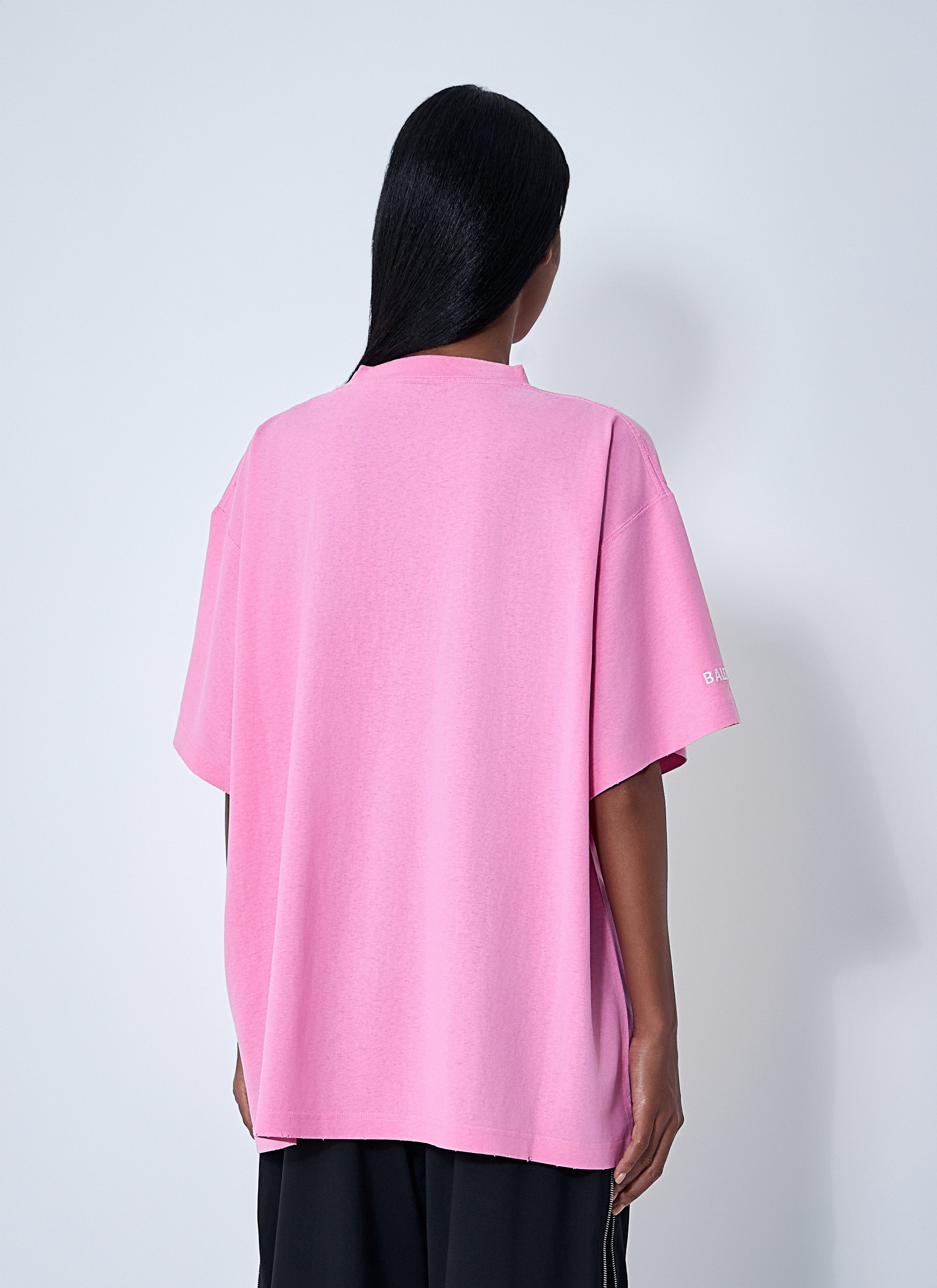 Balenciaga Women Logo Motif T-Shirt