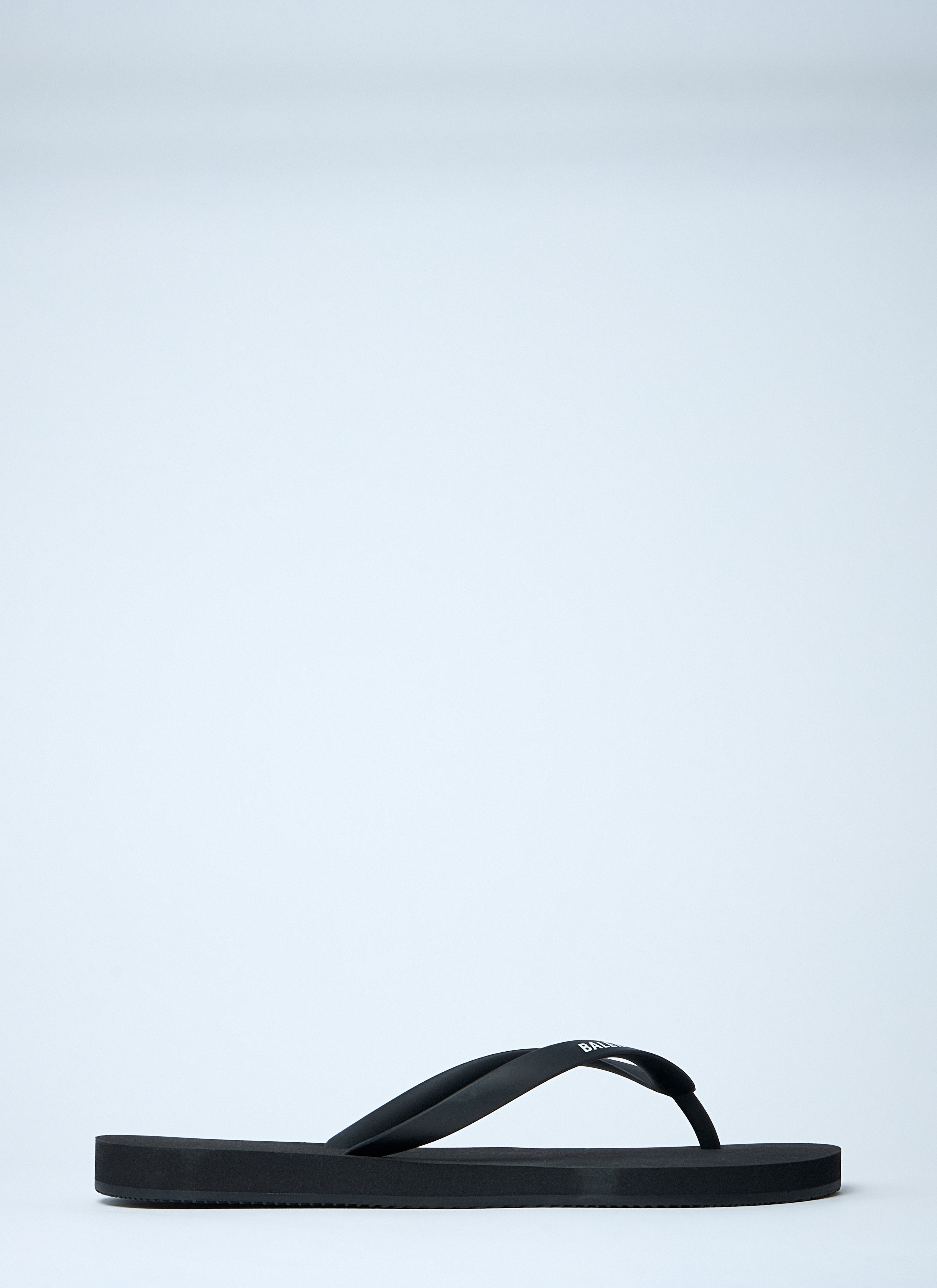 Balenciaga Women Logo Motif Flip Flops