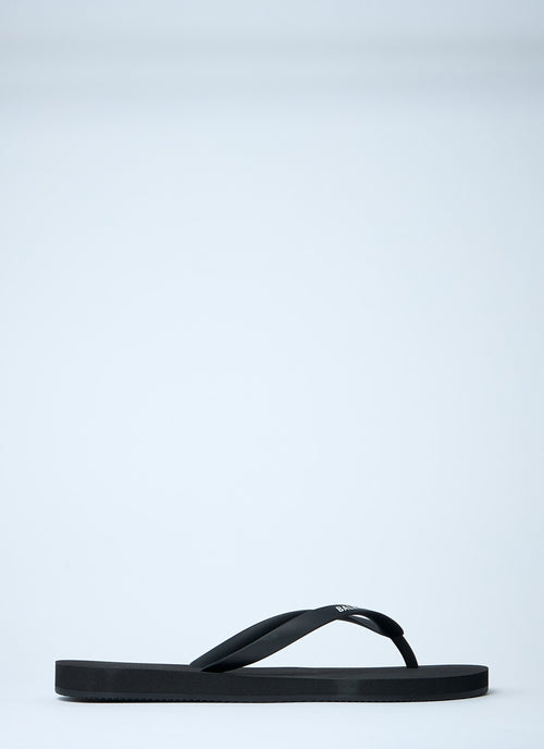 Balenciaga Women Logo Motif Flip Flops