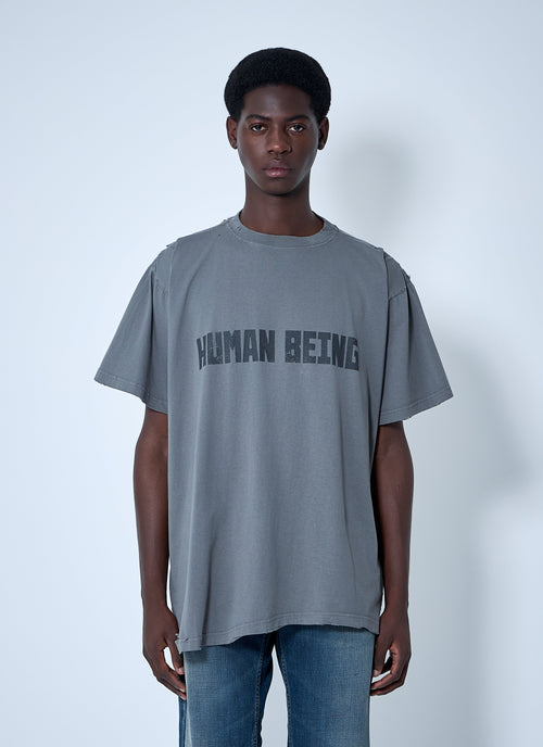 Balenciaga Men Human Being T-Shirt
