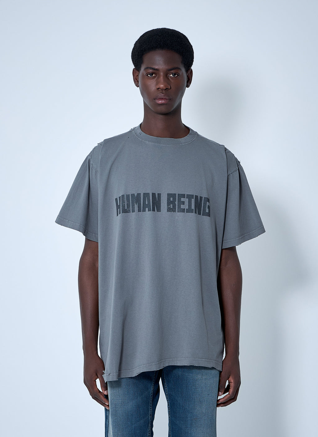 Balenciaga Women Human Being T-Shirt