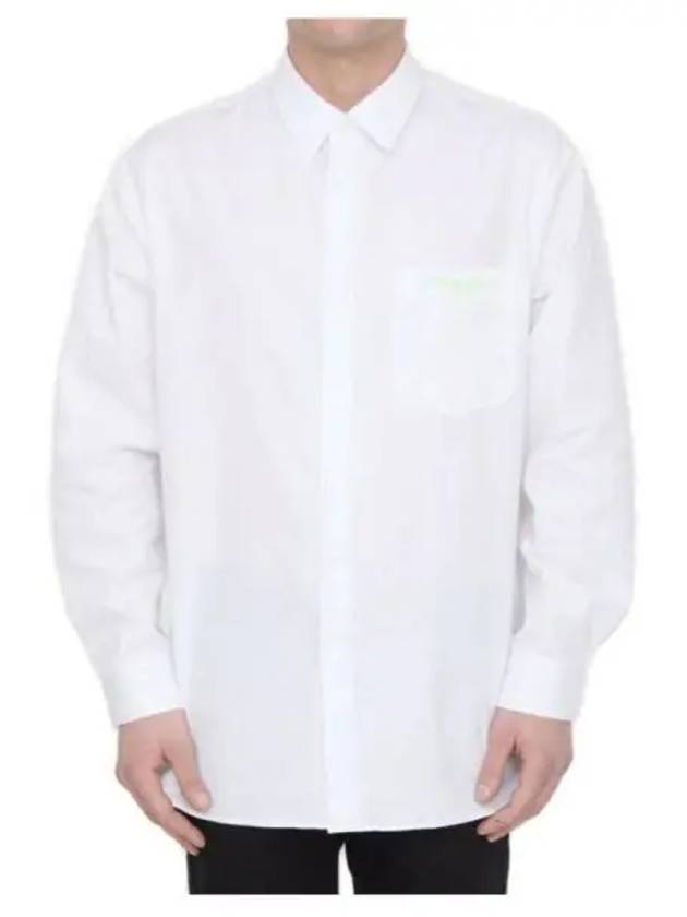 Cotton Long Sleeve Shirt White Dior