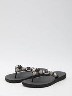Balenciaga Cagole Thong Sandal Black