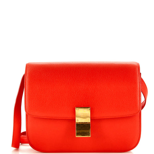 Celine Classic Box Bag Grainy Leather Medium