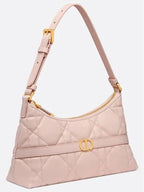 Miss Caro Mini Hobo Shoulder Bag Powder Pink Dior