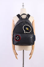 Fendi Shearling Emoticon Nylon Backpack - '10s