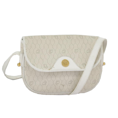 Dior Honeycomb  Canvas Shoulder Bag (Pre-Owned)