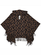 Fendi Brown Cashmere Poncho FXX711AEOSF0QE1
