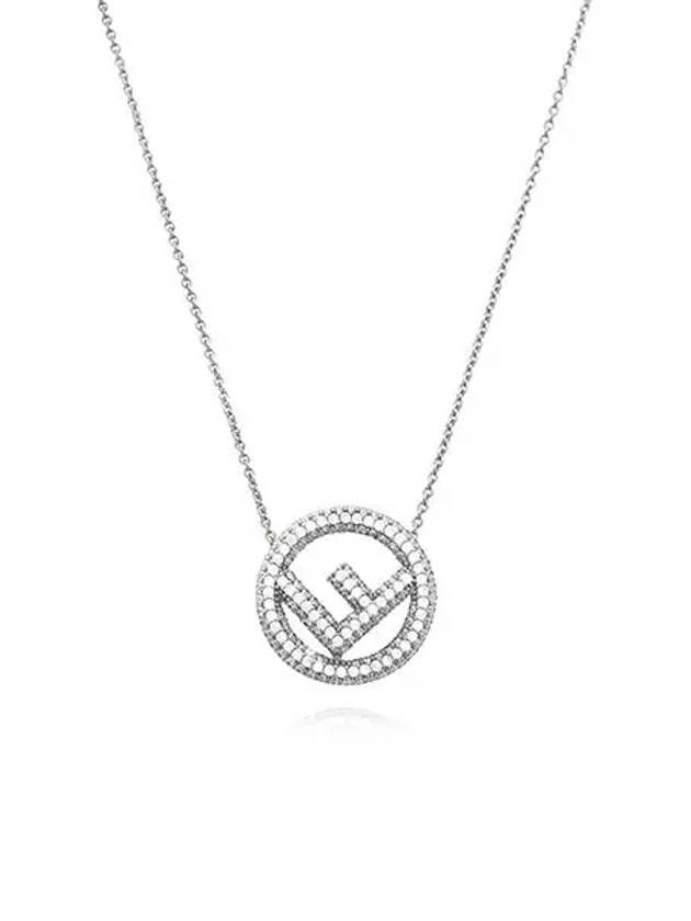 Fendi FF Logo Chain Bracelet Silver