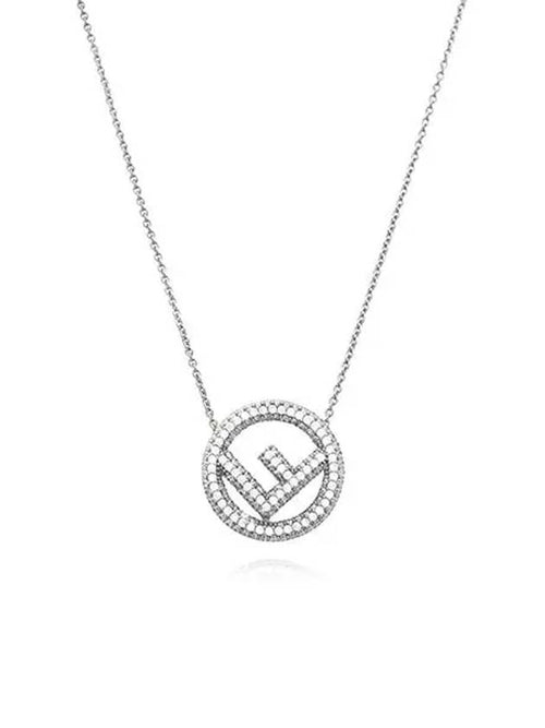 Fendi FF Logo Chain Bracelet Silver