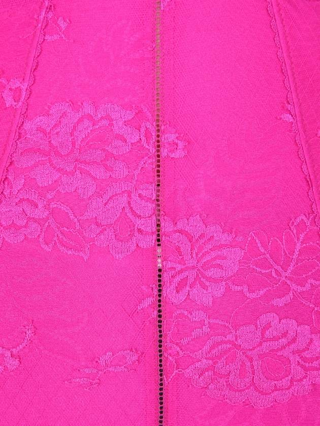 Balenciaga Lace Long Sleeveless Pink